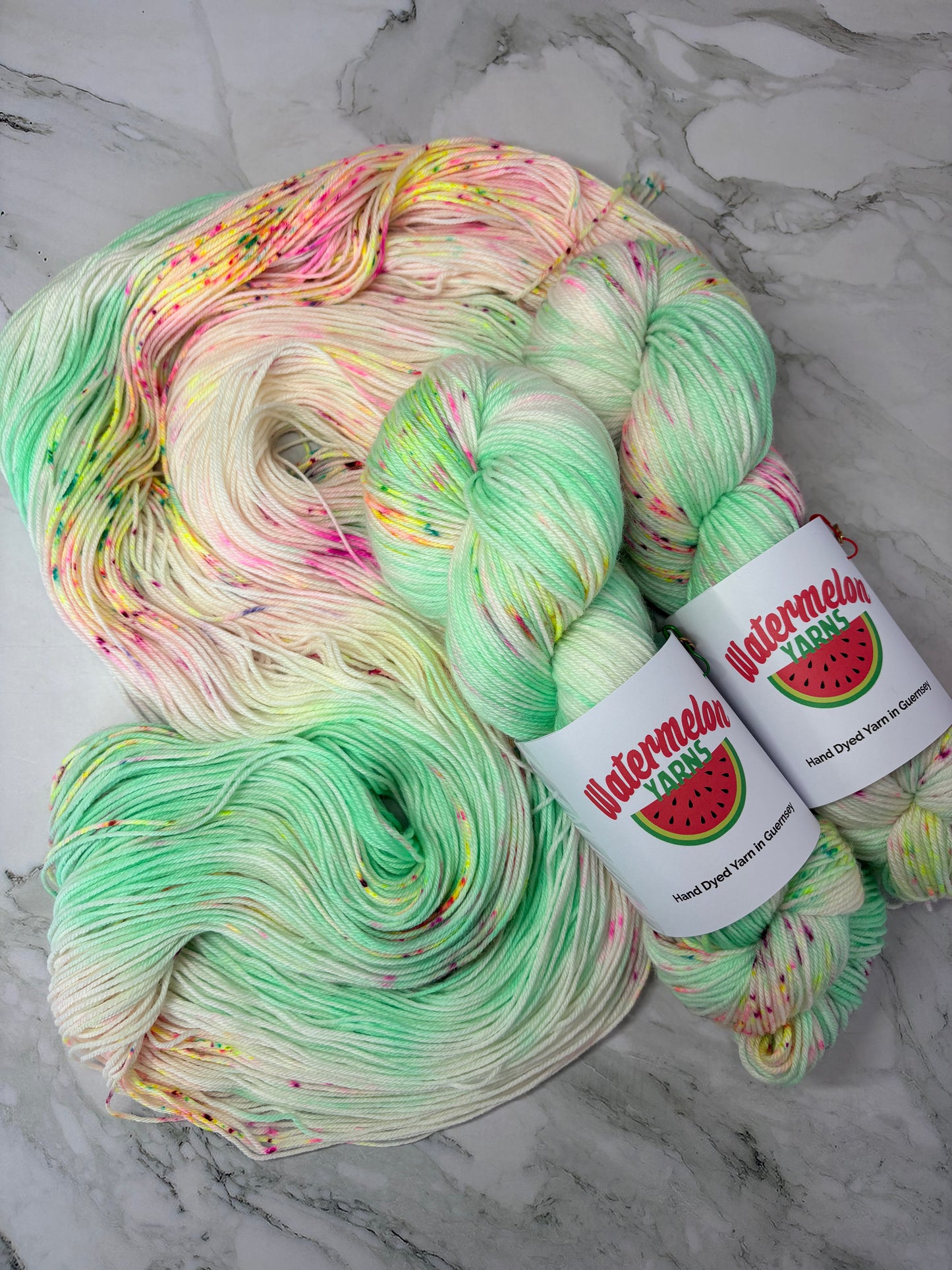 Spearmint Confetti - Sock 85